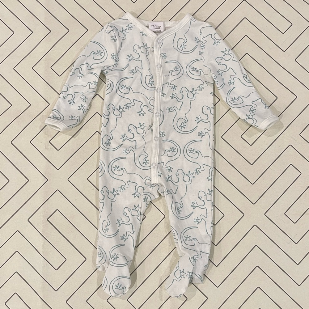 Starting Out Lizard Footie Pajama
